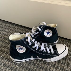 Black high top Converse